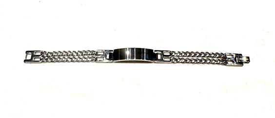 Bracelet Sommer Man Bracciale targa in Steel TARGA DOPPIA GRUMETTE ACC - TARGA DOPPIA GRUMETTE ACC